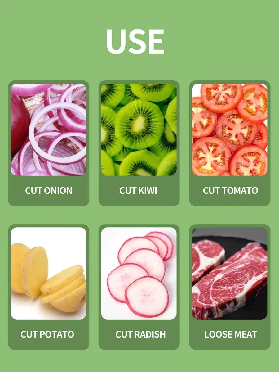 Colorful Easy Onion Slicer