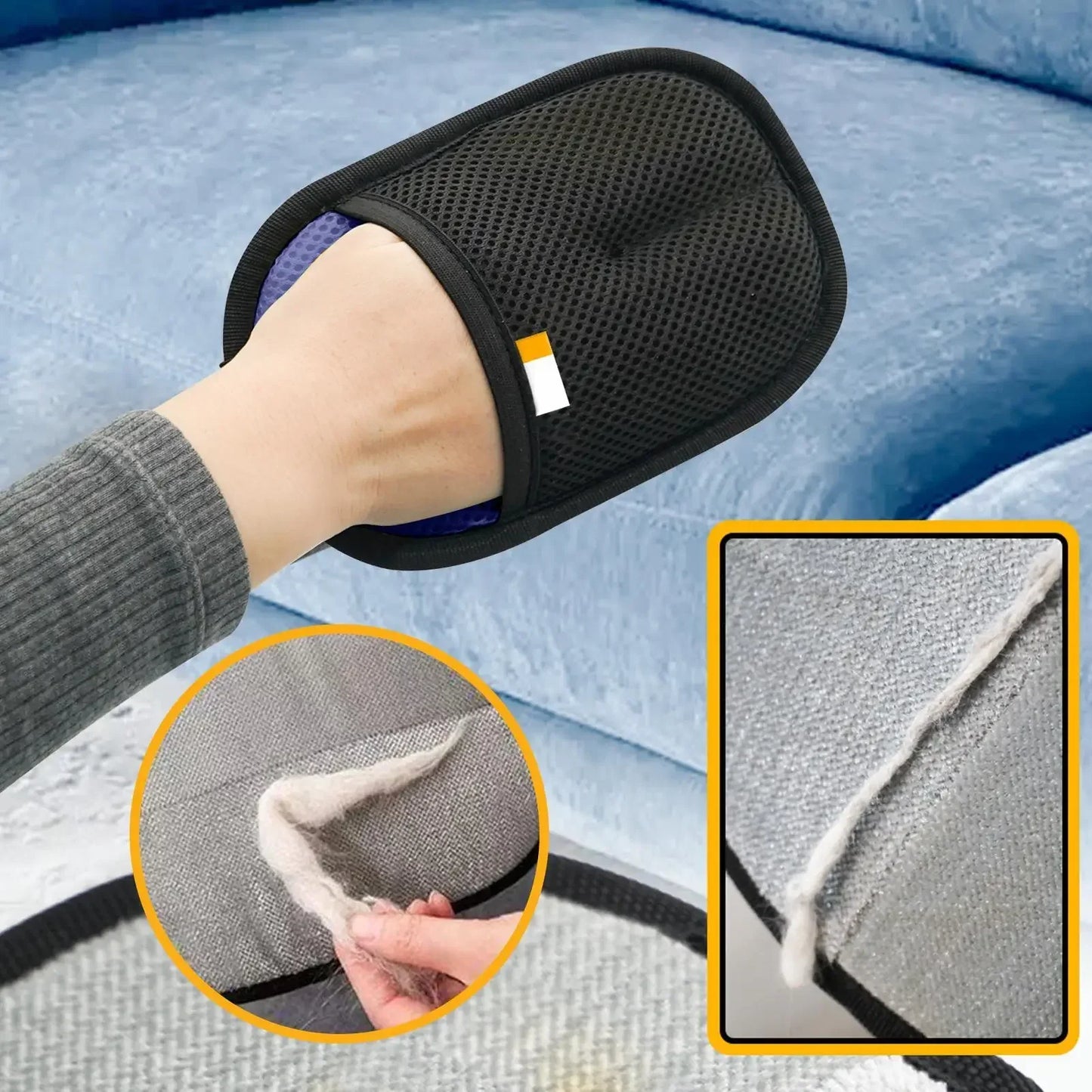 Gentle Pet Grooming Gloves